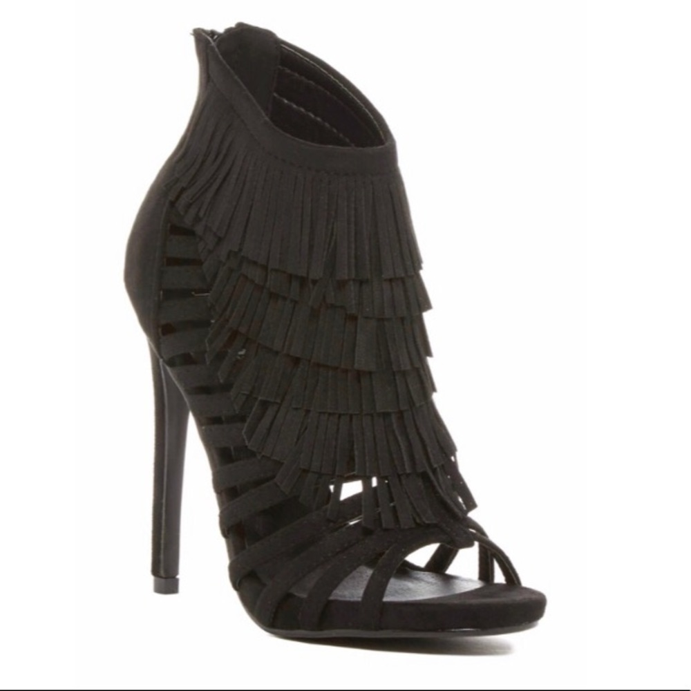Anna Fringe Sandals- Worn once (like brand new)
